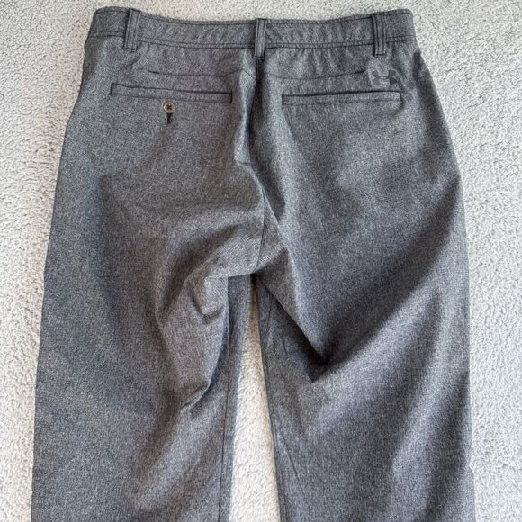 Under Armour Pants Mens 34x30 Grey‎ Golf Flat Front Casual Performance Showdown - Picture 9 of 11